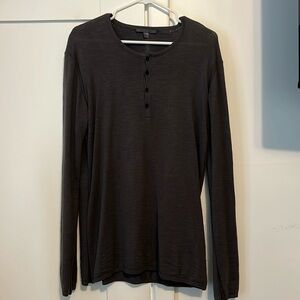 John Varvatos Sweater Size Large Color Gray